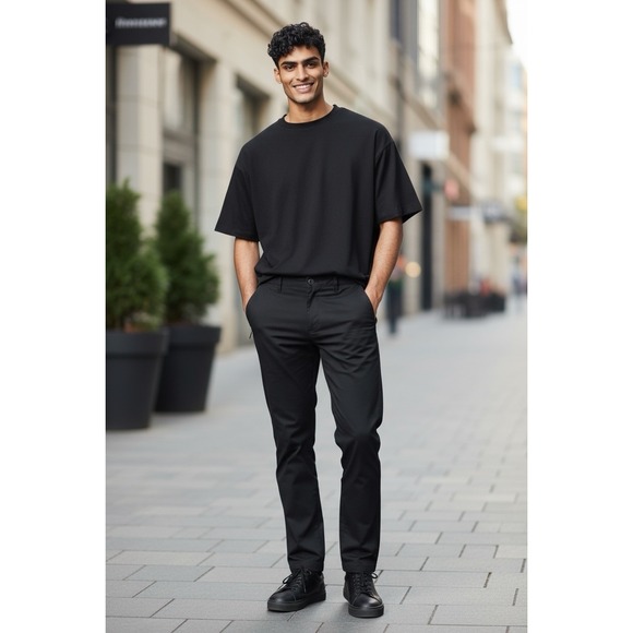 32 Degrees Performance  Black Pants Pockets Stretch Golf WPL11590 Men's 32x32 - Picture 1 of 8
